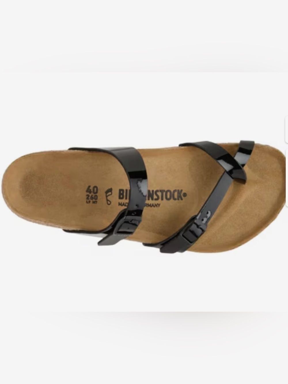 Birkenstock Black Patent Mayari Sandals